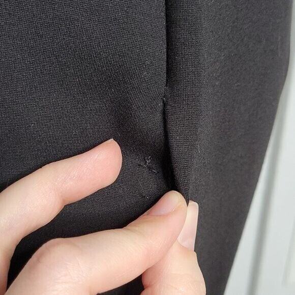 Nicholas Black Off the Shoulder Sleeveless Knee Length Ponte Sheath Dress Size 8 - Picture 8 of 11